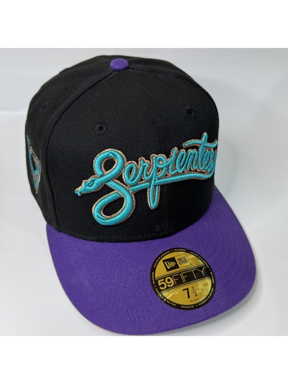 Arizona Diamondbacks Serpientes Mlb New Era 59FIFTY Black Fitted Hat 7 1/2